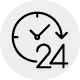 24 hours icon