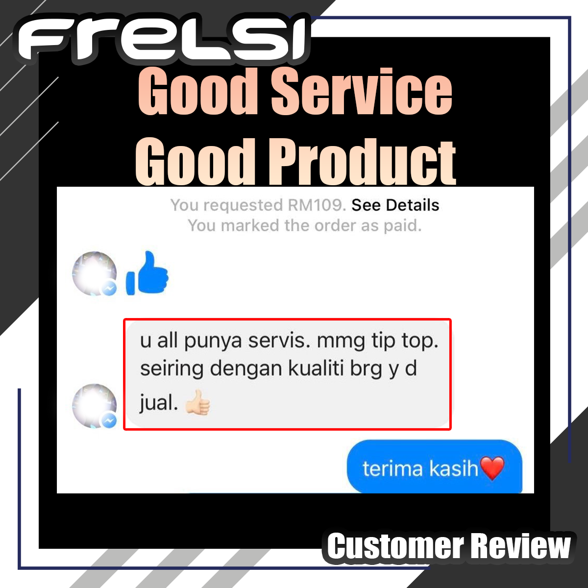 Frelsi Deodorant Customer Review terbaik good service good product